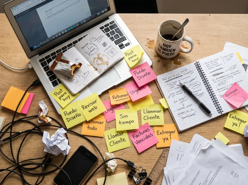 Marketing gestionado con tareas dispersas, urgencias y falta de una dirección central
